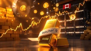 tether in gold